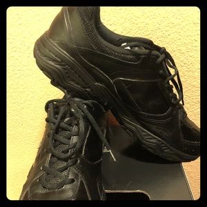 Men’s Black Leather Dickies Tennis Shoe Size 14